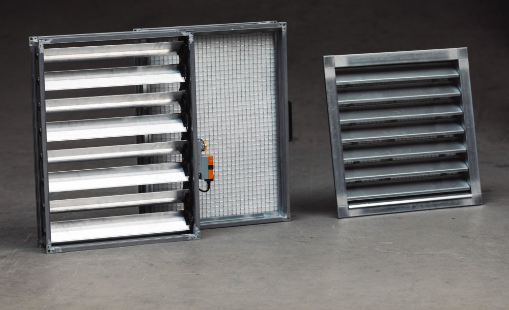 Luftkanal Lufttechnische Elemente Jalousieklappen Wetterschutzgitter Filterbox